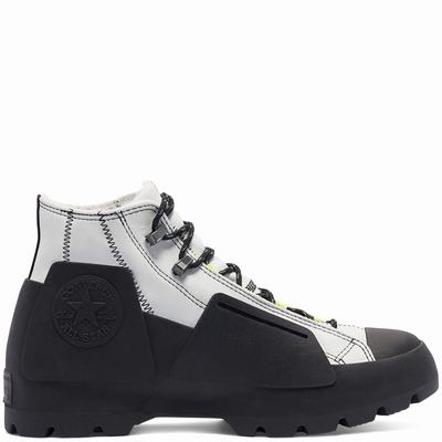 Converse Chuck Taylor Storm Boot - Miesten Matalavartiset Tennarit - Harmaat/Sitruuna